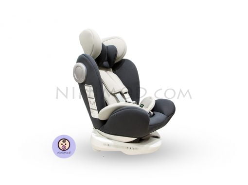 صندلی ماشین ۳۶۰ درجه مینی پاندا minipanda 360 degree رنگ خاکستری